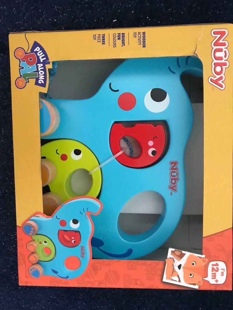 nuby pull along elephant